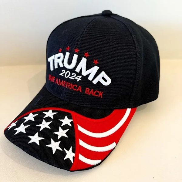 American embroidered baseball cap Trump peaked cap sun protection sun hat couple style sports cap - Image 2