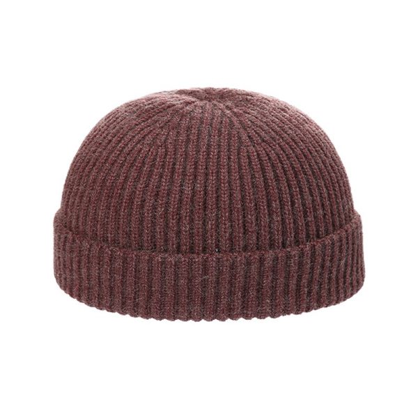Cold Hat Men's Warm Melon Skin Hat In Autumn And Winter Short Korean Knitted Wool Hat Outdoor Hat Women's Fashion - Image 10