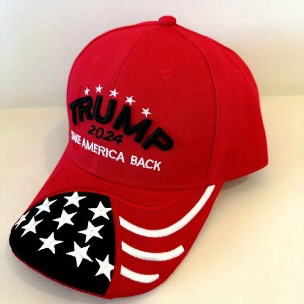 American embroidered baseball cap Trump peaked cap sun protection sun hat couple style sports cap - Image 7