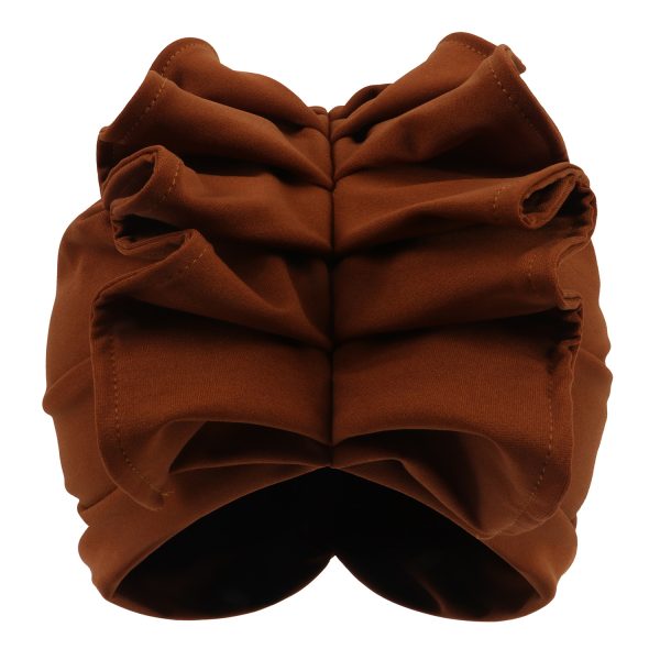 African Lady Head Wraps Soild Color Headscarf Bonnet Cancer Chemo Hat Muslim Turbans  NEW Ruffled Turban Cap for Women - Image 10