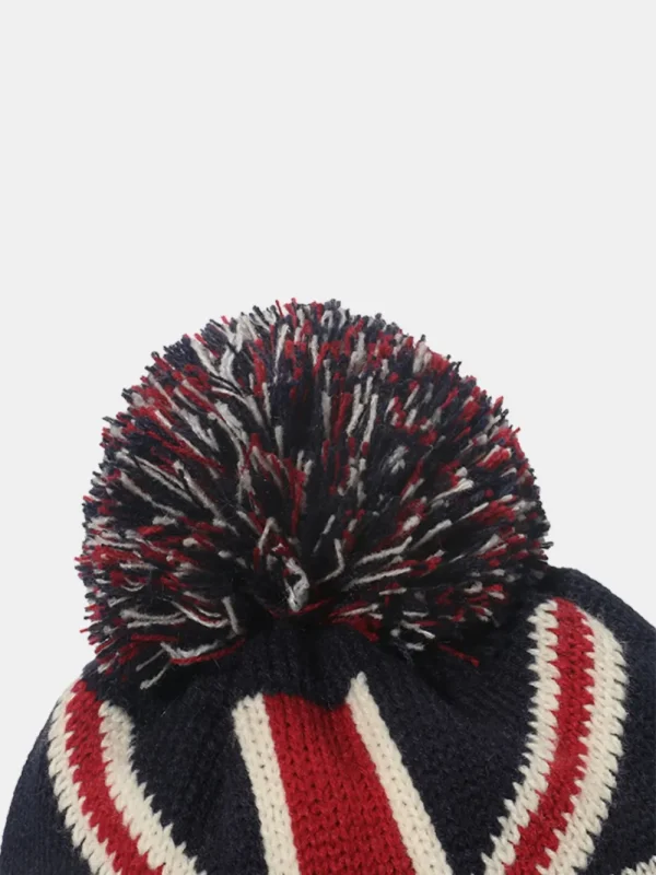 Roll Rim US Flag Knit Hat - Image 3