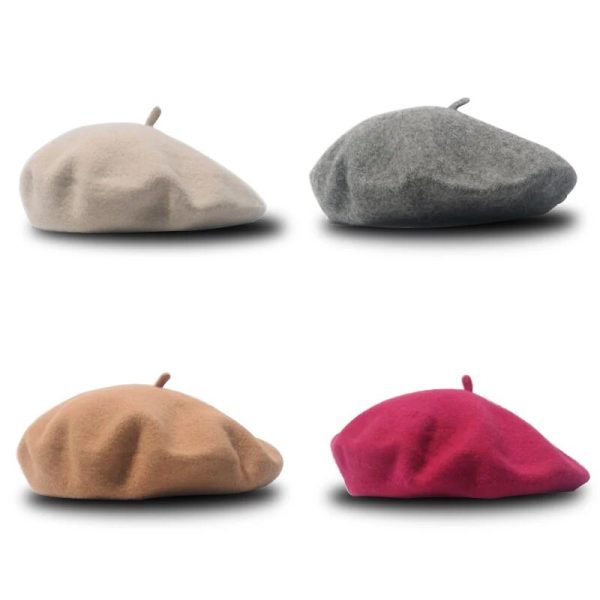 Wool Baby Girl Hat Winter Autumn Kids Beret Hat for Girls Accessories Fashion Baby Cap Infant Stuff 2-8Y - Image 5