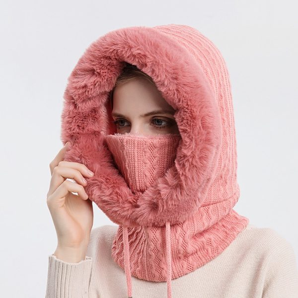 Winter Hat Outdoor Cycling Head Cover Cold Ski Hat Warm Neck Mask Integrated Cold Cover Head Hat - Image 3