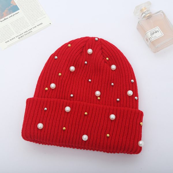 Autumn and winter Korean version wool hat cute fashion solid color knitted hat Fried Dough Twists pullover pointed hat - Image 6
