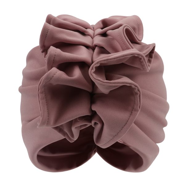 African Lady Head Wraps Soild Color Headscarf Bonnet Cancer Chemo Hat Muslim Turbans  NEW Ruffled Turban Cap for Women - Image 6