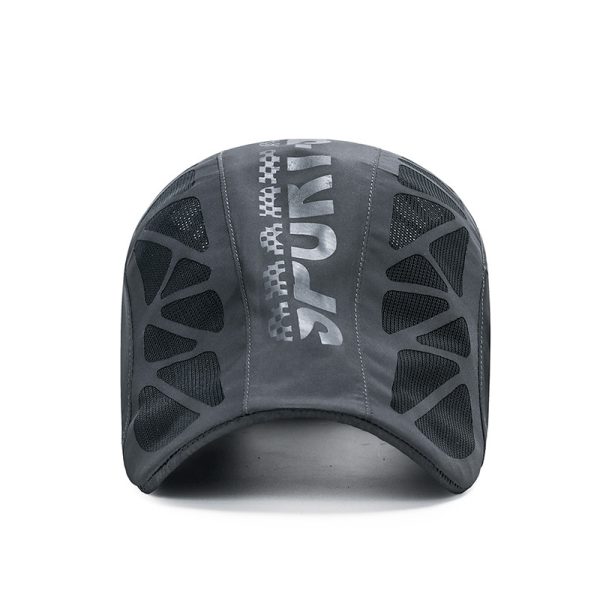 Summer Letter Forward Cap Men's Breathable Mesh Sunshade Quick-Dry Hat Outdoor Sun Protection Baseball Cap - Image 2