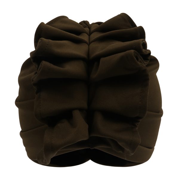 African Lady Head Wraps Soild Color Headscarf Bonnet Cancer Chemo Hat Muslim Turbans  NEW Ruffled Turban Cap for Women - Image 8
