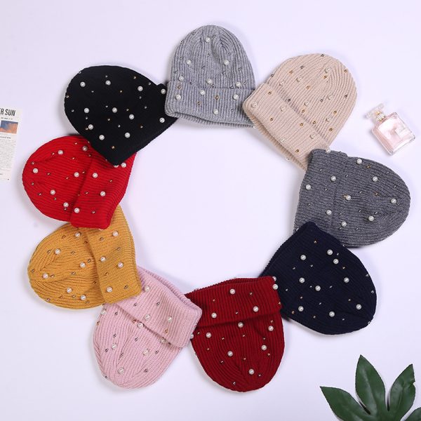 Autumn and winter Korean version wool hat cute fashion solid color knitted hat Fried Dough Twists pullover pointed hat - Image 12