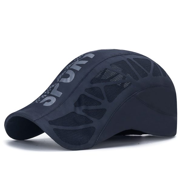 Summer Letter Forward Cap Men's Breathable Mesh Sunshade Quick-Dry Hat Outdoor Sun Protection Baseball Cap - Image 9