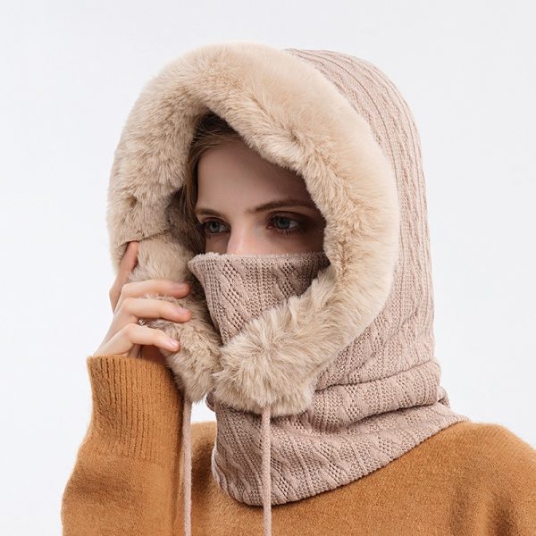 Winter Hat Outdoor Cycling Head Cover Cold Ski Hat Warm Neck Mask Integrated Cold Cover Head Hat - Image 4