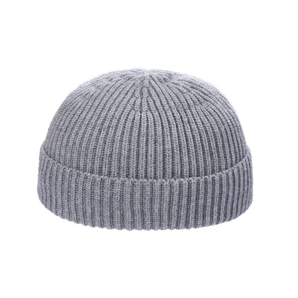 Cold Hat Men's Warm Melon Skin Hat In Autumn And Winter Short Korean Knitted Wool Hat Outdoor Hat Women's Fashion - Image 5