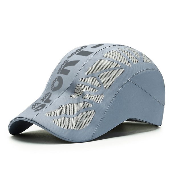 Summer Letter Forward Cap Men's Breathable Mesh Sunshade Quick-Dry Hat Outdoor Sun Protection Baseball Cap - Image 10