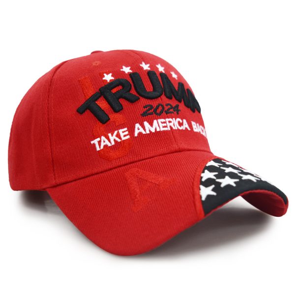 American embroidered baseball cap Trump peaked cap sun protection sun hat couple style sports cap - Image 5