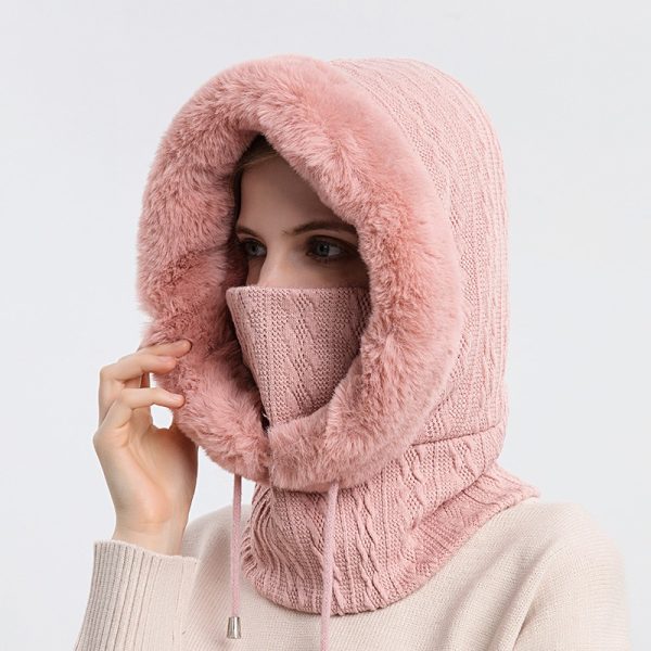 Winter Hat Outdoor Cycling Head Cover Cold Ski Hat Warm Neck Mask Integrated Cold Cover Head Hat - Image 8