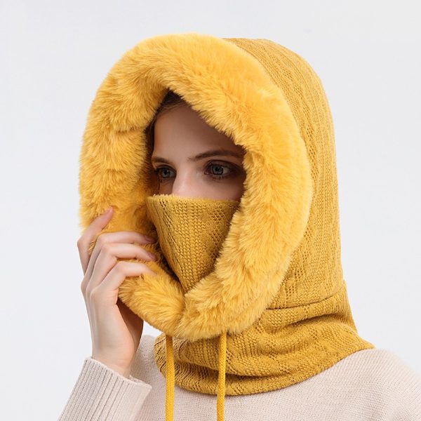 Winter Hat Outdoor Cycling Head Cover Cold Ski Hat Warm Neck Mask Integrated Cold Cover Head Hat - Image 5