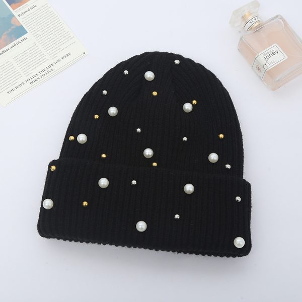 Autumn and winter Korean version wool hat cute fashion solid color knitted hat Fried Dough Twists pullover pointed hat - Image 9