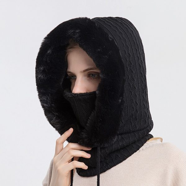 Winter Hat Outdoor Cycling Head Cover Cold Ski Hat Warm Neck Mask Integrated Cold Cover Head Hat - Image 9