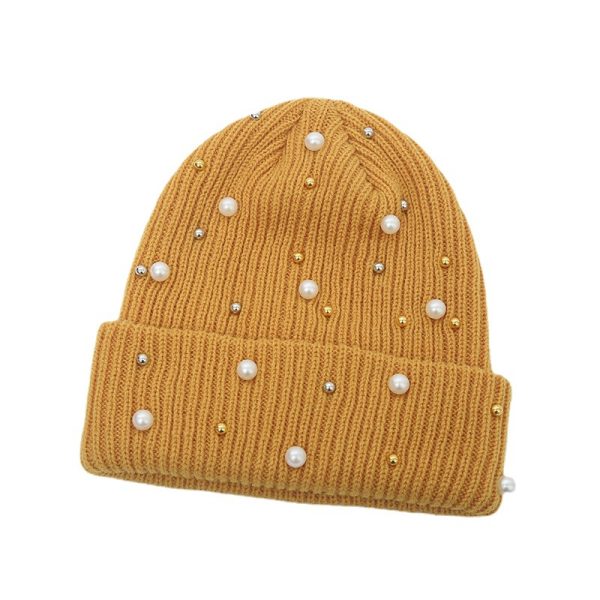 Autumn and winter Korean version wool hat cute fashion solid color knitted hat Fried Dough Twists pullover pointed hat - Image 5