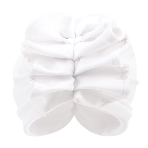 African Lady Head Wraps Soild Color Headscarf Bonnet Cancer Chemo Hat Muslim Turbans  NEW Ruffled Turban Cap for Women - Image 9