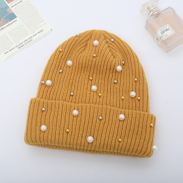 Autumn and winter Korean version wool hat cute fashion solid color knitted hat Fried Dough Twists pullover pointed hat - Image 7