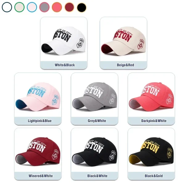 Soft Top Sports Baseball Cap Cotton 3D Embroidery Unisex Snapback Cap Tennis Hat Dad Cap - Image 2