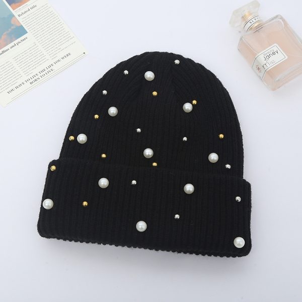 Autumn and winter Korean version wool hat cute fashion solid color knitted hat Fried Dough Twists pullover pointed hat - Image 2